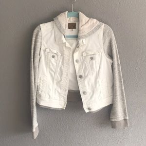 White jean jacket